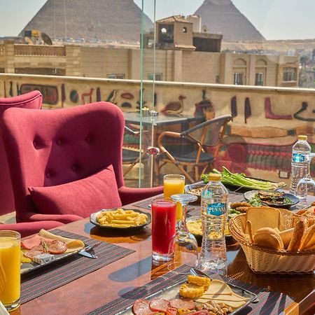 King Pyramids View Hotel Kafret el-Gabal Kültér fotó