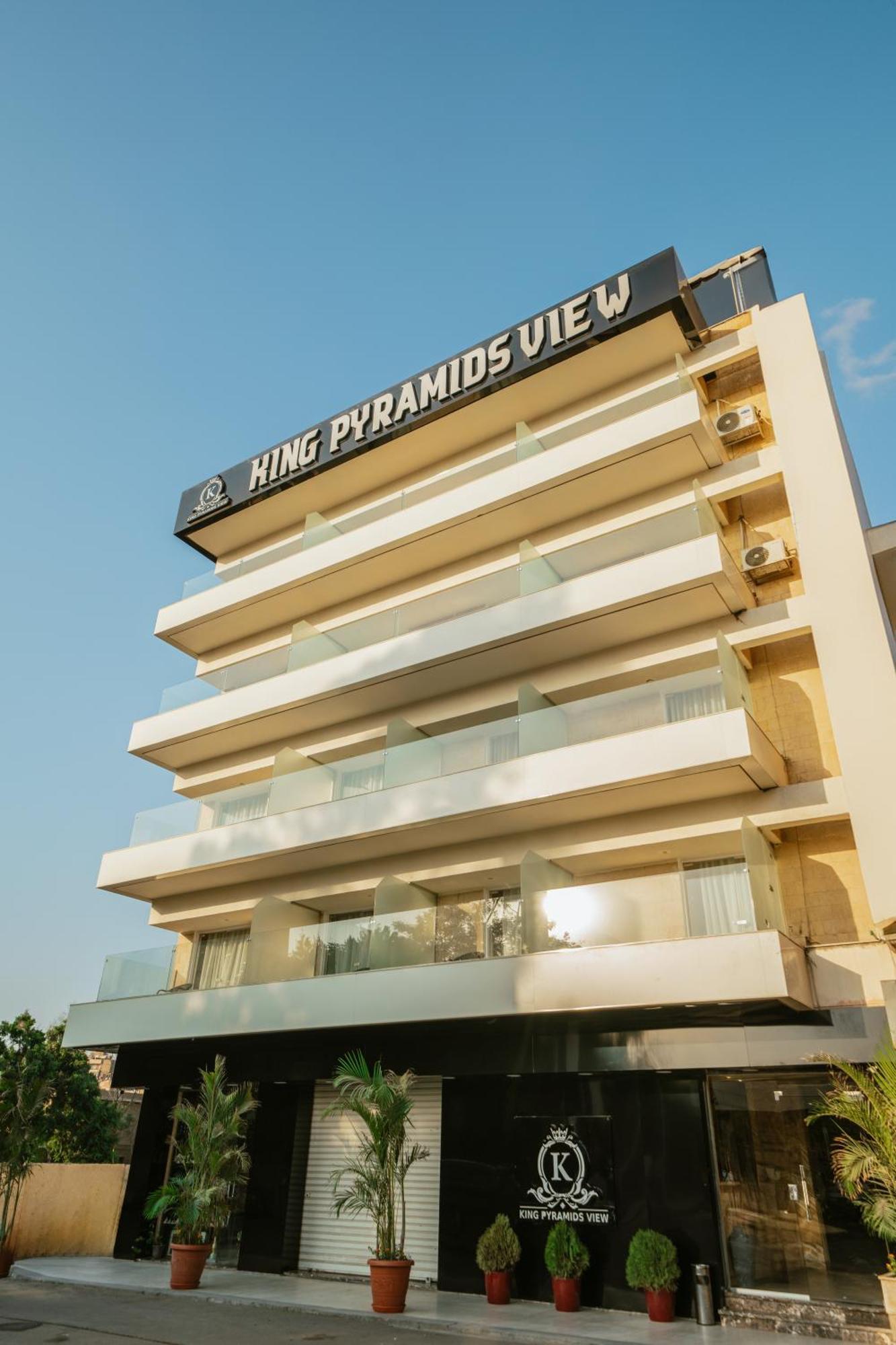 King Pyramids View Hotel Kafret el-Gabal Kültér fotó